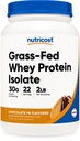 Nutricost Grass-Fed Whey Protein Isolate (Chocolate Peanut Butter) 2LBS - ei-GMO, Gluteenittomat, luonnon makuja