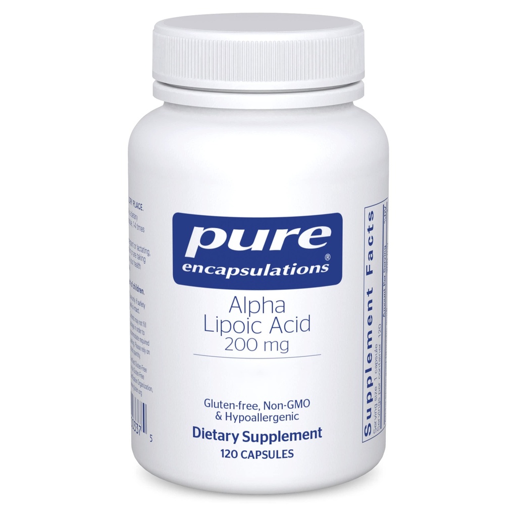 Alfalipoiinihappo 200 mg - 200 mg ALA - Maksan ja antioksidanttien tuki* - hermoston ja karb Metabolian hoitoon - Vegan & non- GMO- täydennysosa - 120 kapselia