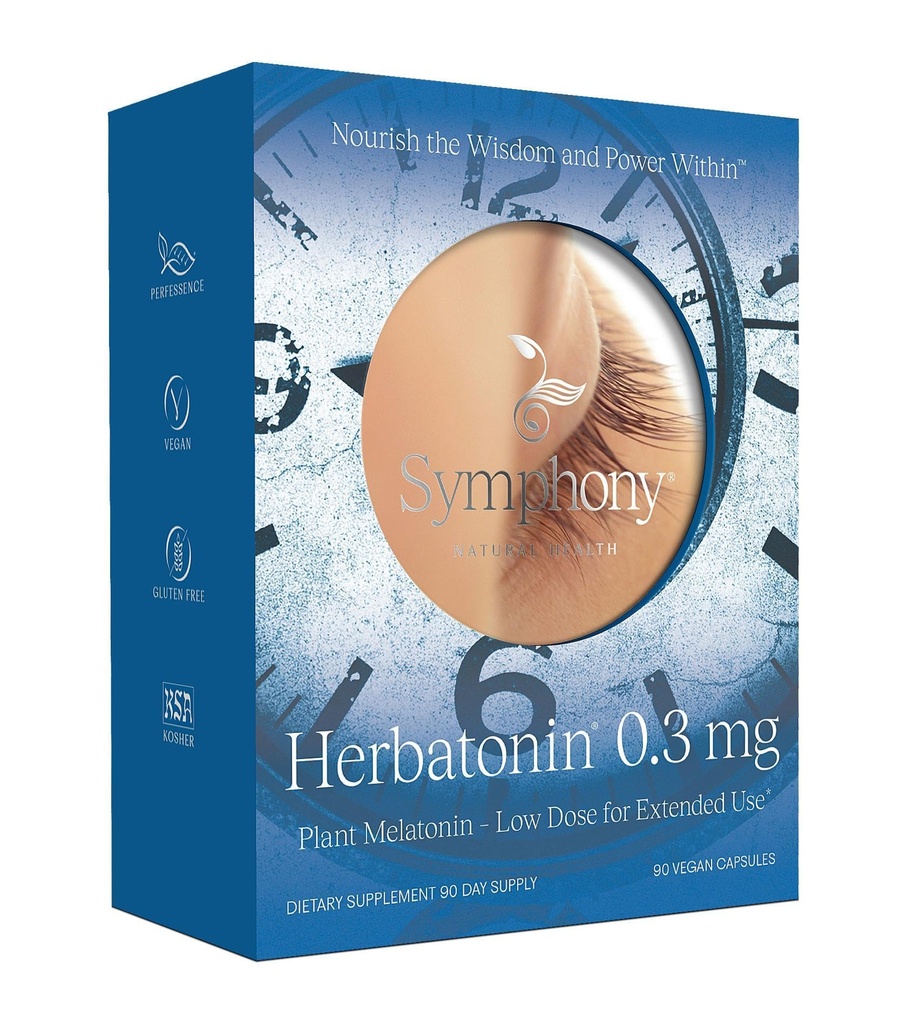 Herbaton® 0,3 mg ... Ensimmäinen kasvipohjainen, luonnollinen melatoniinin täydennysosa (Phyto-Melatoniini) - pieniannoksinen unilääke, tukee Circadian Rhythm & Cellular Health 90 kapselia (90 päivän annos)