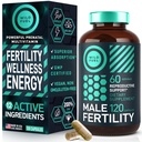 Hedelmällisyys lisäravinteet miesten prenataali vitamiini - Maca Root, Ashwagandha, Sinkki, Plus Naturals - Conception miesten hedelmällisyys vitamiinit ja miesten hedelmällisyys Tuki täydentää - 120 Caps varten 2 kuukautta
