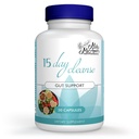 Mila Miamor 15 Day Cleanse - Gut and Colon Support - Advanced Gut Cleanse Detox for Women & Men with Senna, Cascara Sagrada & Psyllium Husk - non-GMO - Made in USA - 30 kapselia