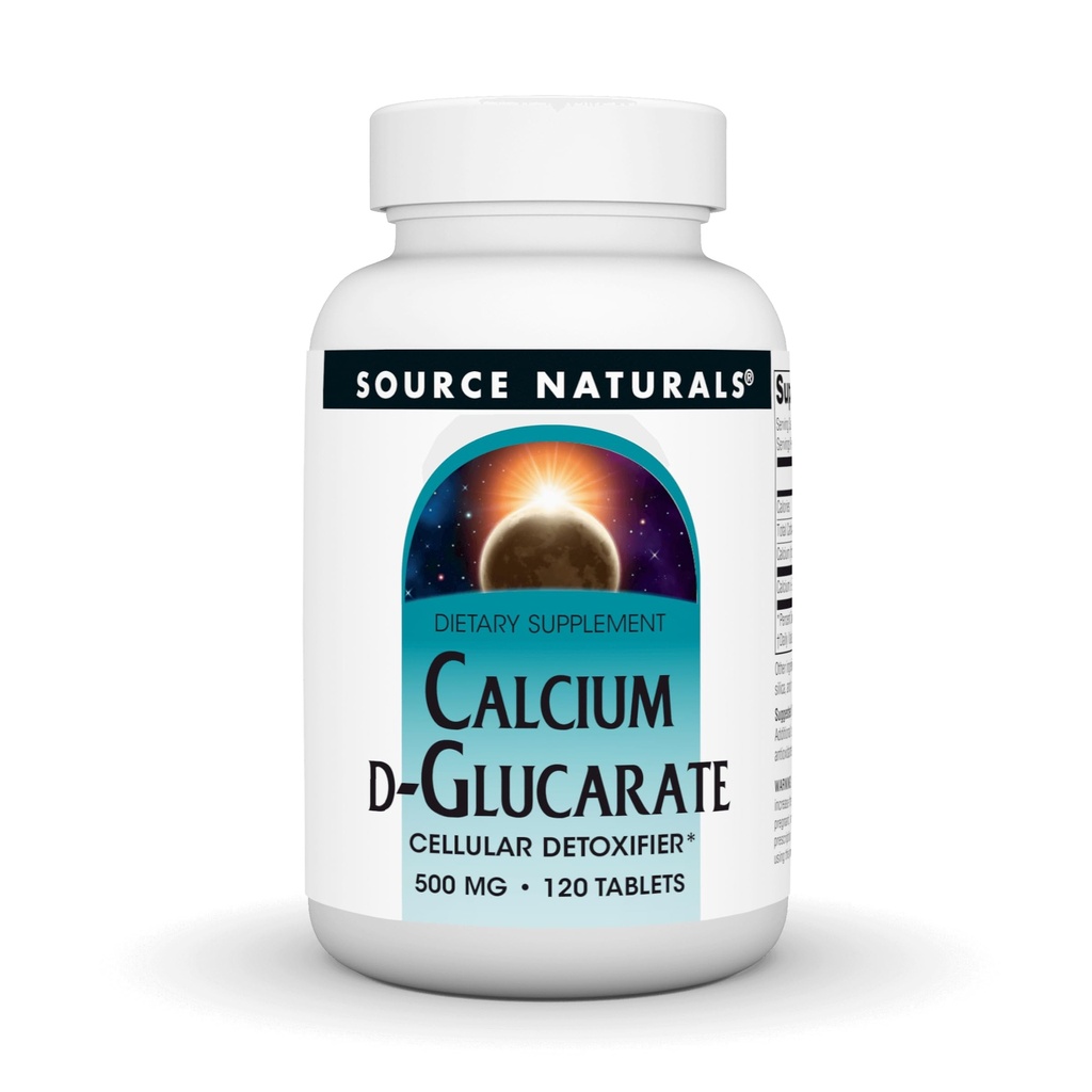 Source Naturals - kalsium-D-glukaraatti, 500 mg