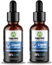 Happy Body Liquid MSM Drops Korkein MSM sisältö nestemäisen MSM täydentää. Ihanteellinen sekä suun kautta että paikallisesti - 1 x 4 fl. oz pullo (2 pakkaus)