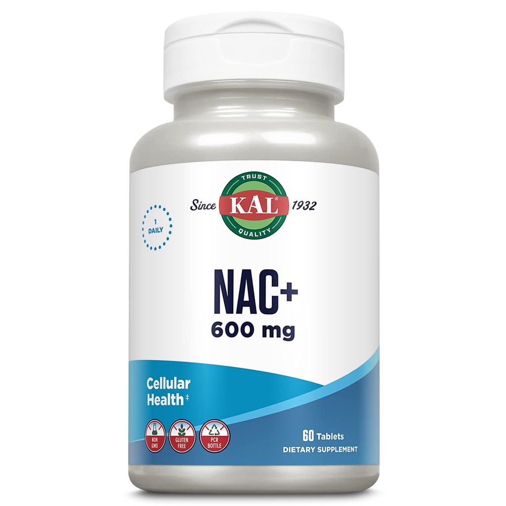 Kal N-Acetyl Cysteine Plus -tabletit, 60