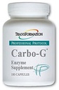 TRANSFORMATION THE GENESIS OF GOOD HEALTH Enzymes Carbo-G High Potency Enzyme Blend Formel Supplement med Probiotics & Herbs, för kolhydratuppbrott, näringsabsorption, 180 kapslar