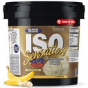 Ultimate Nutrition Whey Protein Isolate Powder med Glutamine Complex, ISO Sensation 93 - Whey Protein Powder med tillsatt Colostrum för förbättrad återhämtning, immunitet & Gut Health - Banana, 5lbs