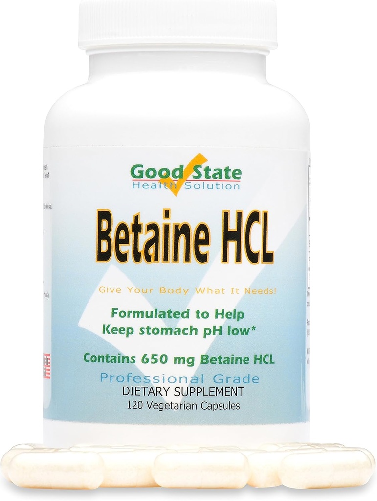 Good State - Betaine HCL - (120 kasviskapselia)
