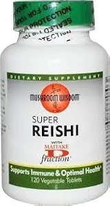 Mushroom Wisdom, Inc. - Super Reishi 120 vtabs av MUSHROOM WISDOM