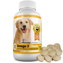 Hämmästyttävä Omega 3 koirille - Omega 3 Fish Oil for Dogs täydennysosa kutiava ihon helpotusta kuiva iho ja kuumat täplät ja shelding takki EPA ja DHA rasvahapot - 120 Bacon Flavor Chews