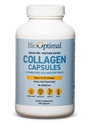 BioOptimal Collagen Peptides Capsules - Grass-Fed, Pasture-Raised Hydrolyzed Protein Supplement for Skin, Hair, & Nails - Ei-GMO, Zero Sugar Daily Pills for Men & Women (180 kapselia)