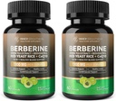 Berberiini 1300mg Green Tea Extract, Resveratrol, Red Yeast Rice & CoQ10 ... 13-in-1 Immuuniter Health, Natural Metabolic Support ... 60 kapselia ...