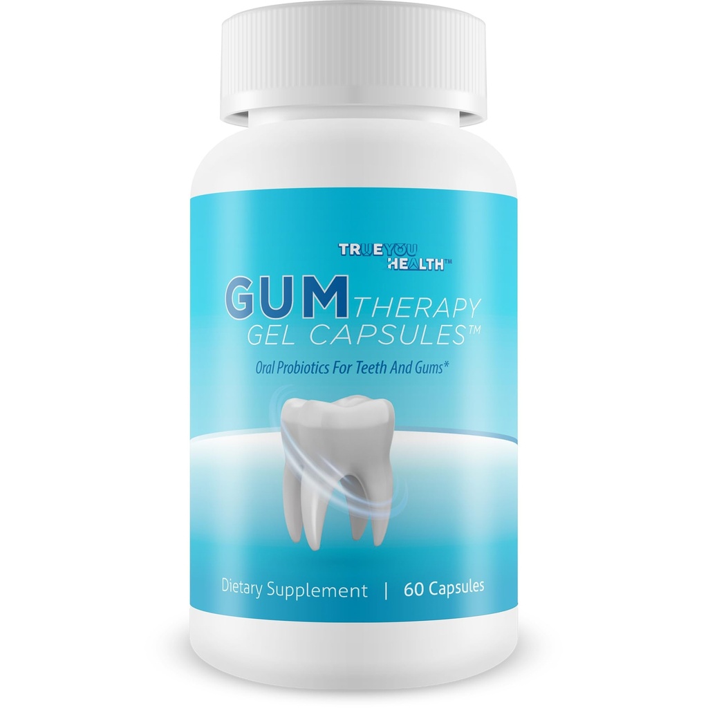 Gum Therapy Gel Kapselit - Paras Gum & Hampaiden Tuki Probiootti - Suun hammasprobiootit Gum Health Lisäravinteet - Gum & Hampaiden Probiootti - Paras suun probiootit hampaat ja Gums - Gum täydentää