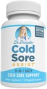 Paras Cold Sore Supplement Lysine ja Lemon Balm - Dr. Danielle Cold Sore Assist - 120 kapselia