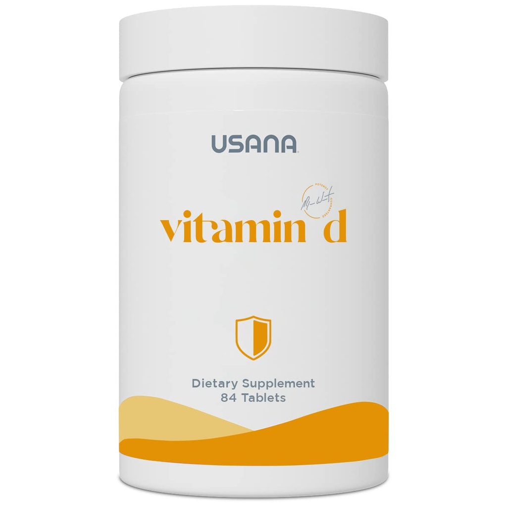 USANA D-vitamiini Maksimi vahvuus 2 000 IU D- vitamiini täydentää tukemaan jo tervettä immuunijärjestelmää* - 84 tablettia