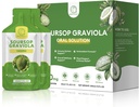 Soursop Graviola Oral Liquid 10 FL.OZ, suuri imeytyminen Soursop Bitters Drink naisten ja miesten, tuore Graviola Fruit Extract solu* Regeneration, Immuuni ja antioksidantti tuki, ananas maku