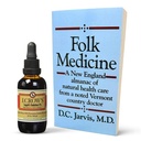J.CROW'S® Lugol's 2% Iodine Solution & 'Folk Medicine' Book Bundle: Essential Iodine Formulation Sedan 1829 Paired med en New England Almanac of Natural Health Care Knowledge