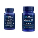 Life Extension Super Omega-3 Plus EPA/DHA Fish Oil, Seesamin Lignans & Vitamiini D3 125 mikrog (5000 IU), Bone Health, Brain Performance