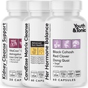 Hormone Balance & CandEase Matrix & Munuaisten Puhdistus Bundle 3 pakkaus naiselle ...