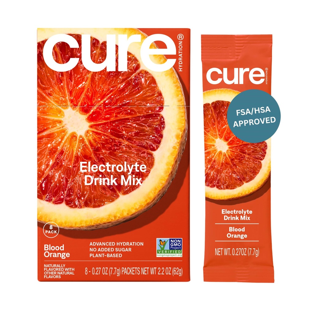 Cure Hydration ... Kasvipohjainen Elektrolyyttijuoma Mix... Ei lisättyä sokeria...