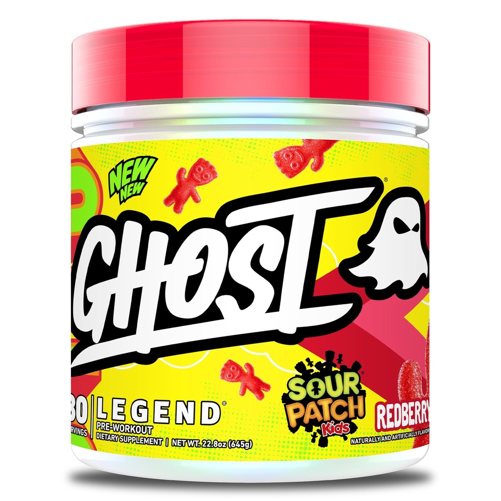 GHOST Legend Pre-Workout Powder, SPK Redberry - 30 Servings 