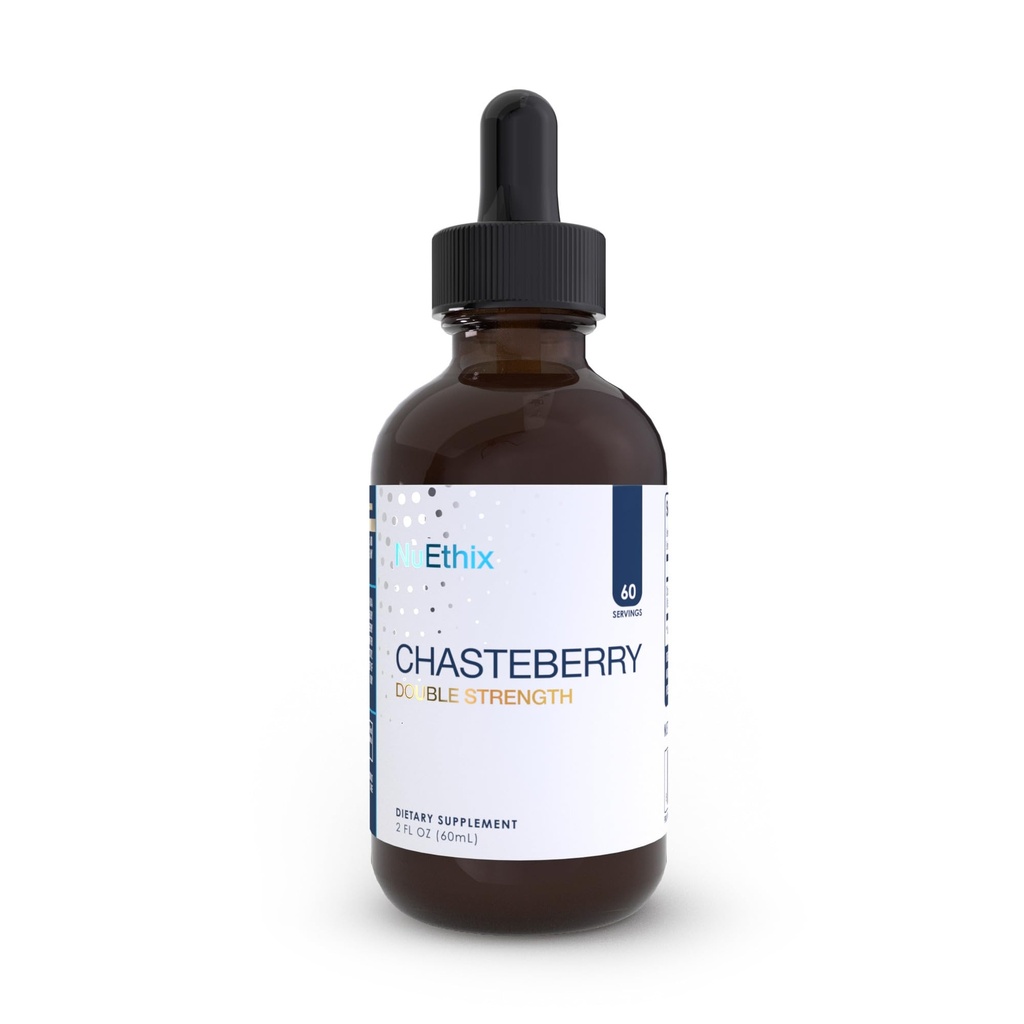 NuEthix Formulations Chasteberry Double Strength 50mg, voi auttaa tasapaino Estrogeeni dominanssi ja voi auttaa tukemaan kuukautiskierron, 60 tarjoilua