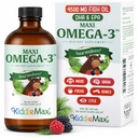 Maxi Health Omega 3 lapsille täydentää Kosher Omega 3 Lapset Kalaöljyä neste DHA & EPA ...