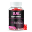 BBL Gummies for Women Butt Growth, 60 Count, Bear Shape Booty Gummies for Enhance Curvy Body, Butt Boost Vitamiini Gummies for Bigger Butt Nopea, Vegaani Painonlisääjä Gummies