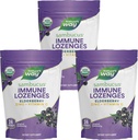 Naturens sätt Sambucus Immune Lozenges, Zinc + Vitamin C, Black Elderberry Extract, USDA Certified Organic, Original Berry Flavored, 24 Lozenges (Packaging May Vary) - 3 Pack