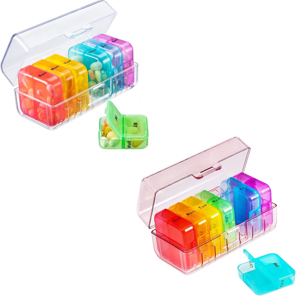 Pill Organizer 2 Kertaa päivässä