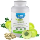 One Planet Nutrition Nano Amla 500 mg Kasviskapselit (120 tarjoilua), Amla Fruit Extract, korkea C-vitamiini Collagen Production & Immuno Support, Ei-GMO, Vegan, Gluteenittomat