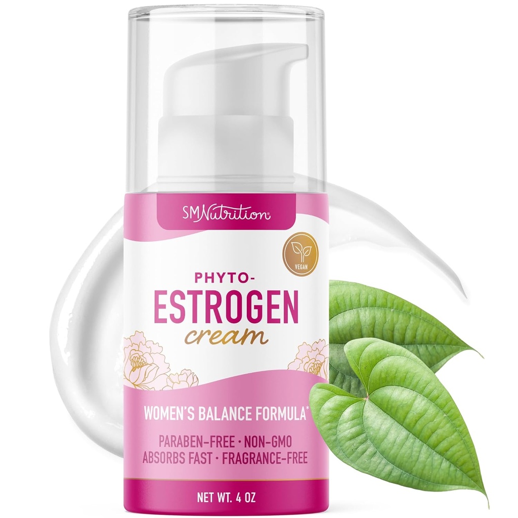 Phyto Estrogen Cream naisille Wild Jam . Kasvi perustuu kuuma Flash, Menopause & Menstrual Cycle Support 