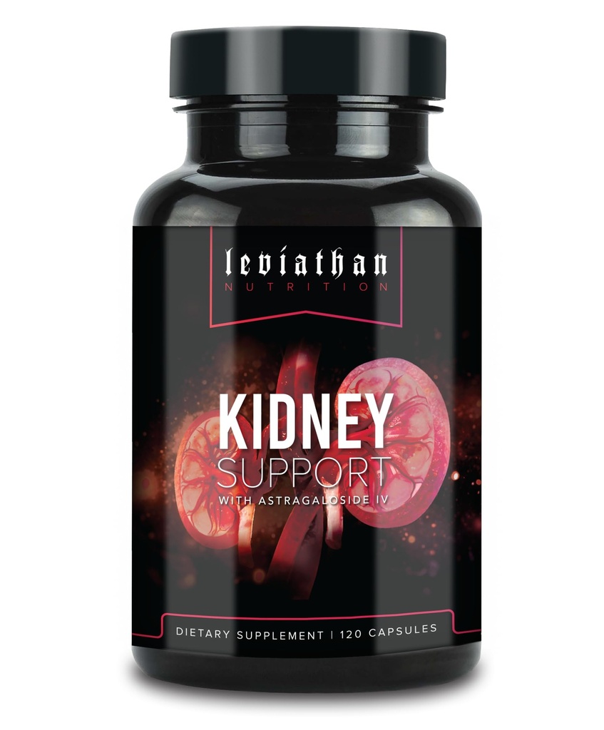 Leviathan Super Kidney Cleanse & Urinary Detox Formula | Optimal Kidney Health & Gallbladder Formel | Full återställning & Detox - Hantera njurstenar | 120 Caps
