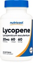 Nutricost Lycopene (20 mg) 60 Softgels - Gluteeniton, muu kuin GMO