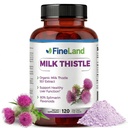 FineLand Milk Thistle Pillerit 50:1 Uutteet 120 Vegaanikapselit - 20 000 mg Strenght 80% Silymarin Flavonoidit ... Maksan ja antioksidanttien tuki 50X Väkevä siemenuute - ei-GMO, valmistettu Yhdysvalloissa