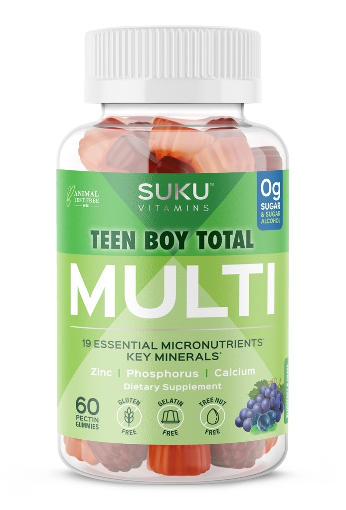 SUKU Teini-poika Multivitamiini Gummies 