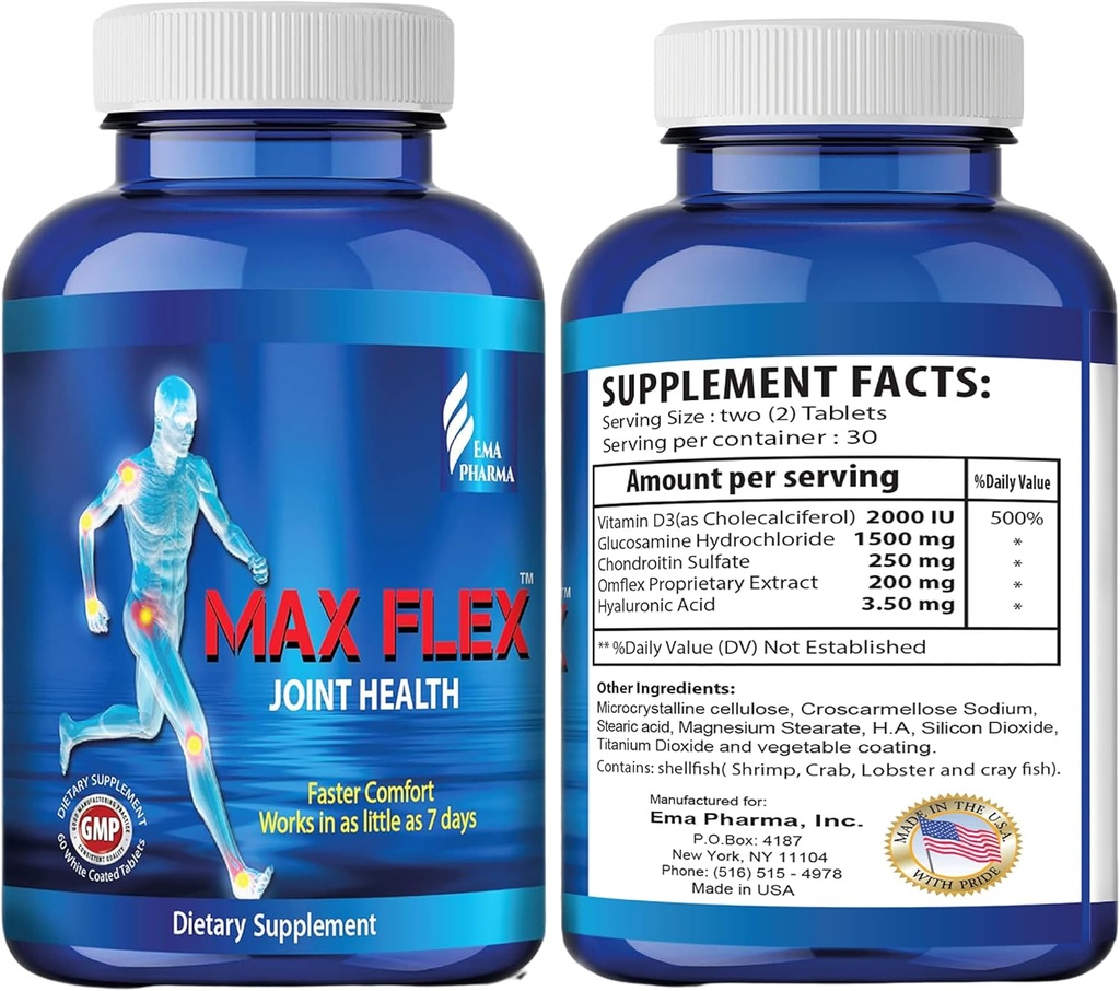 MAX FLEX UC II, Collagen Supplement for Joint Health 