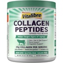 Naudan kollageenin Peptides Powder for Women and Men, Grass-Fed Hydrolyzed Collagen Protein Type I & III, iho, hiukset, kynnet, luut, digestio, makua sisältämätön, ei-GMO, Keto & GF, 22 tarjoilua, 16oz