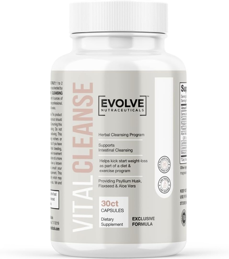 Evolve Vital Cleanse, Natural Detox Formula, Uusi energia ja elinvoima, Hanki loma valmis