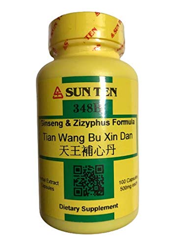 Sun Ten - Ginseng & Zizyphus Formula kapselit / Tian Wang Bu Xin Dan /