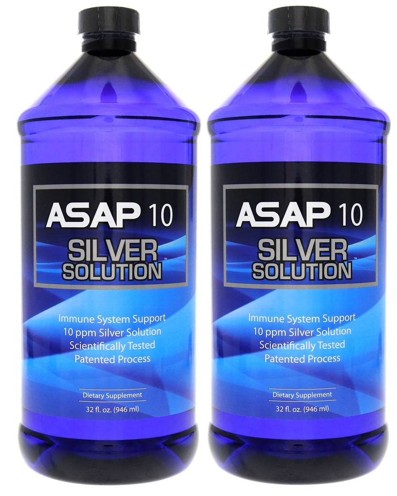 American Biotech Labs ASAP 10 PPM Silver Sol Immune System Support 