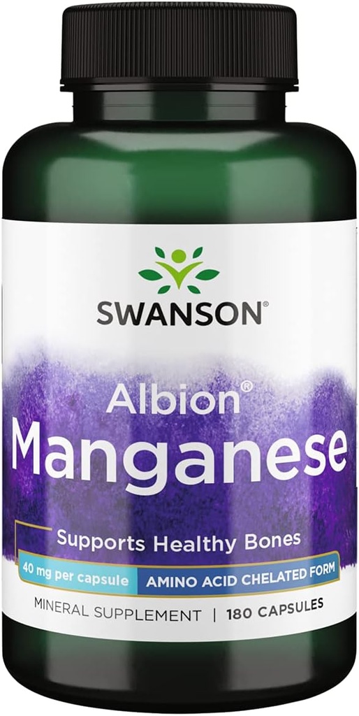 Albion kelated Mangaani 40 mg 180 Caps