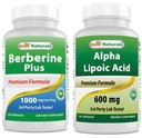 Best Naturals Berberine Plus 1000 mg & Alpha Lipoic Acid 600 mg