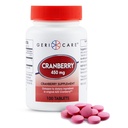 High-Potency Cranberry Supplement By GeriCare- 450 mg Pure Cranberry Tabletit virtsateiden terveys Luonnollinen UTI ehkäisy miesten & naisten- GMO, gluteeniton ja maitotuotteeton karpalokonsentraatti [100 kreivi]