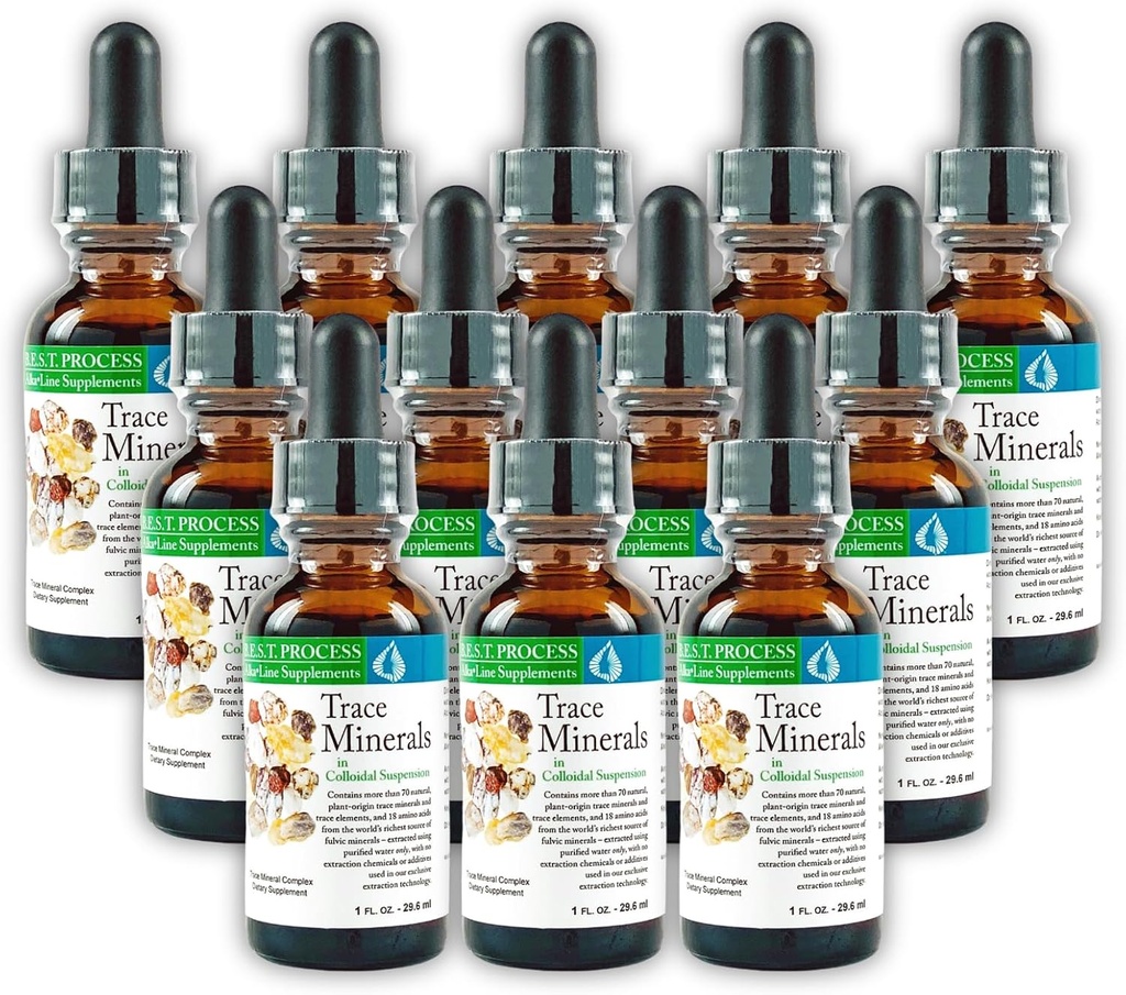 Morter Trace Minerals in Collodial Suspension (12 Pack) Morter HealthSystem Best Process Alkale ...