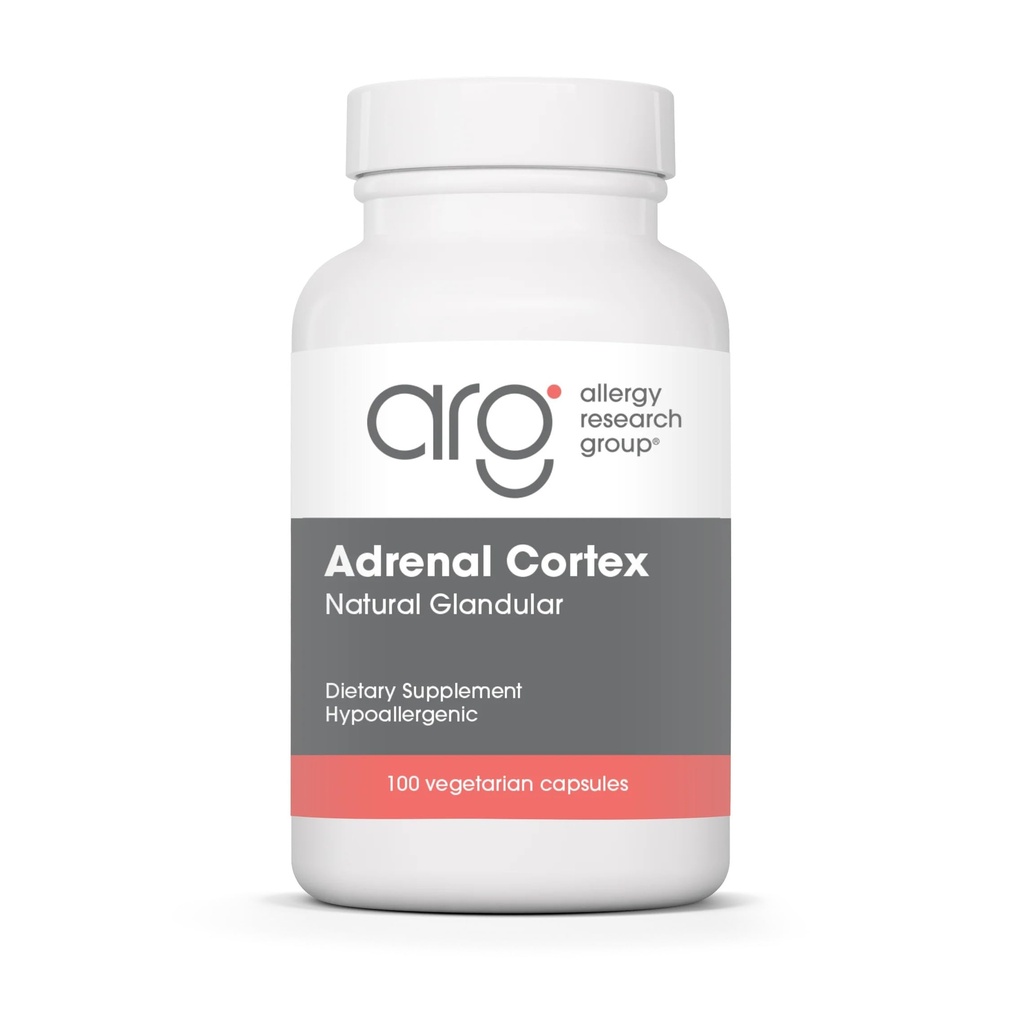 Allergiatutkimus ryhmä lisämunuais Cortex tuki - lisämunuaisen Glandul täydentää, Immuunijärjestelmä, 100 mg lisämunuaisen uute, Nauta - 100 kreivi