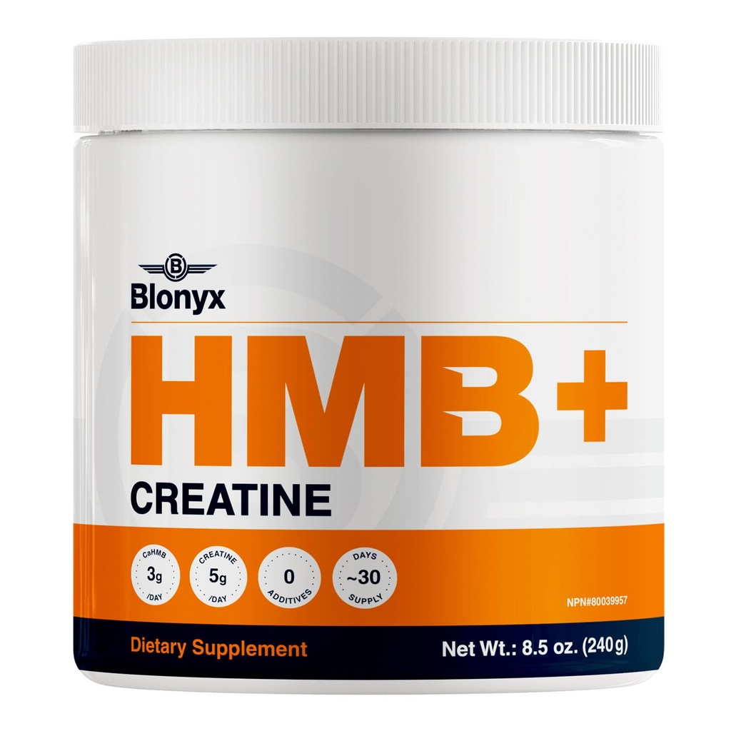 HMB + Creatiini Supplement - 3g Daily HMB parannettu vahvuus, Teho & Recovery, Ihanteellinen korkean intensiteetin urheilijat, 30 päivän tarjonta