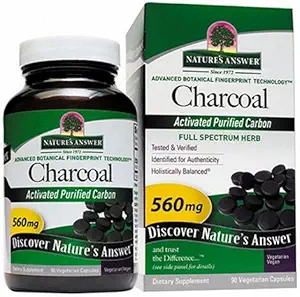 Naturens svar Charcoal aktiverad 90 Sgel