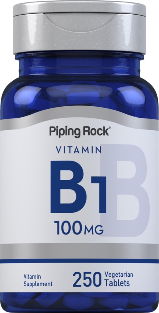 Piping Rock Vitamiini B1 100 mg ... 250 tablettia...