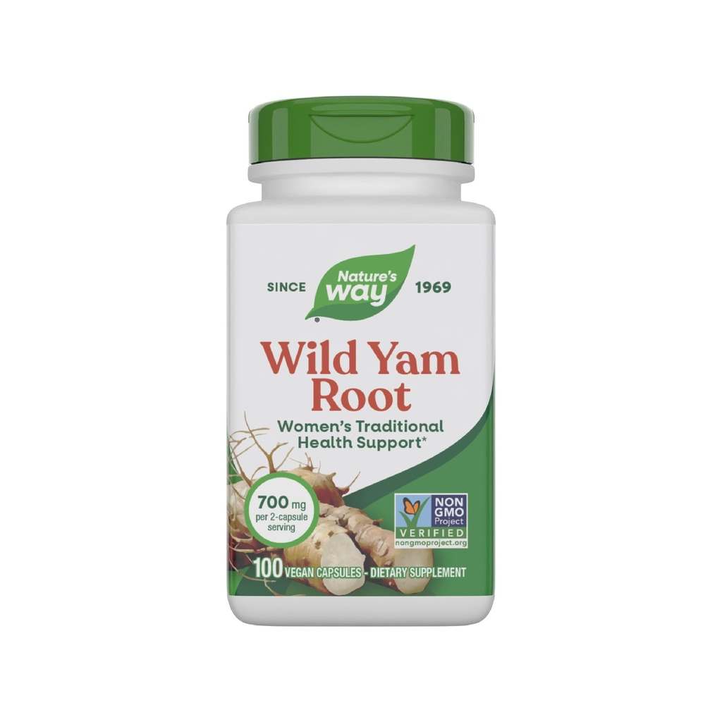 Nature's Way Wild Jam -juurikapselit, naisten perinteinen terveystuki*, 700 mg per 2-kapseleiden tarjoilu, ei-GMO-projekti todennettu, 100 vegaaninen kapseli (Packaging May Vary)