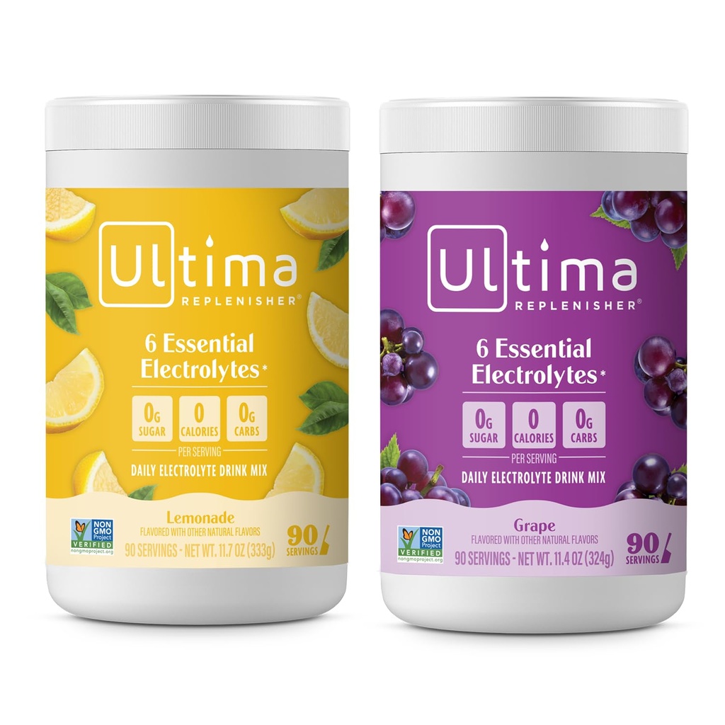 Ultima Replenisher Electrolyte Powder Drink Mix Bundle ...